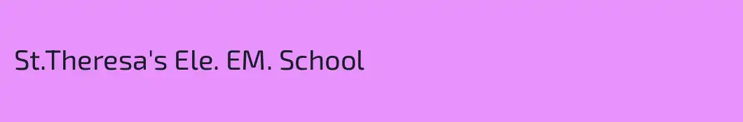 St.Theresa's Ele. EM. School 